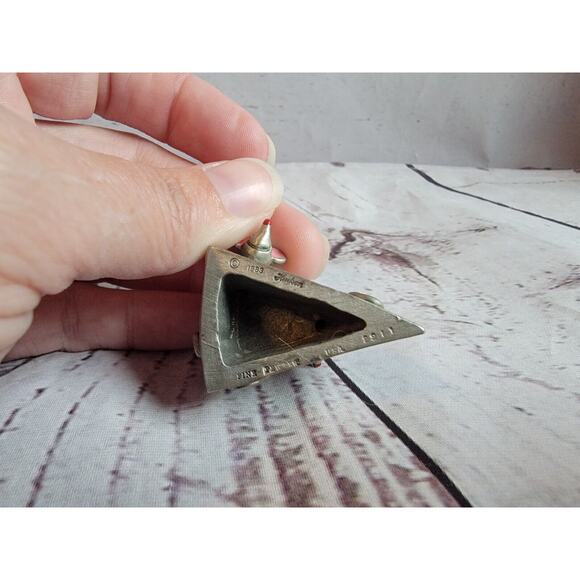 Hudson Pewter Figurine 2911 Mice in Swiss Cheese 1983 Knick Knack - Picture 4 of 5